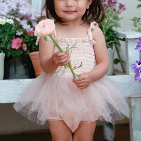 Body Vestido Tutu Com Laço