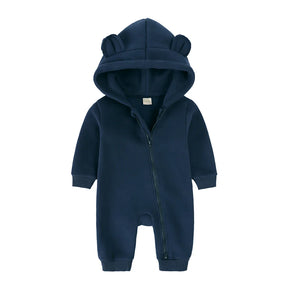 Macacão Moletom Infantil Peluciado Orelinha - Ama Mamma