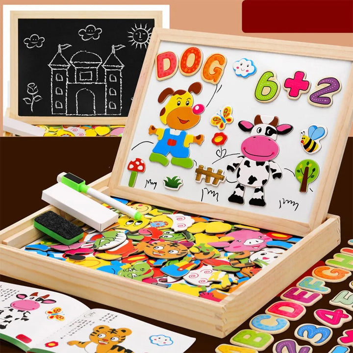 Quadro Magnético Infantil Multifuncional 2 em 1 - Ama Mamma