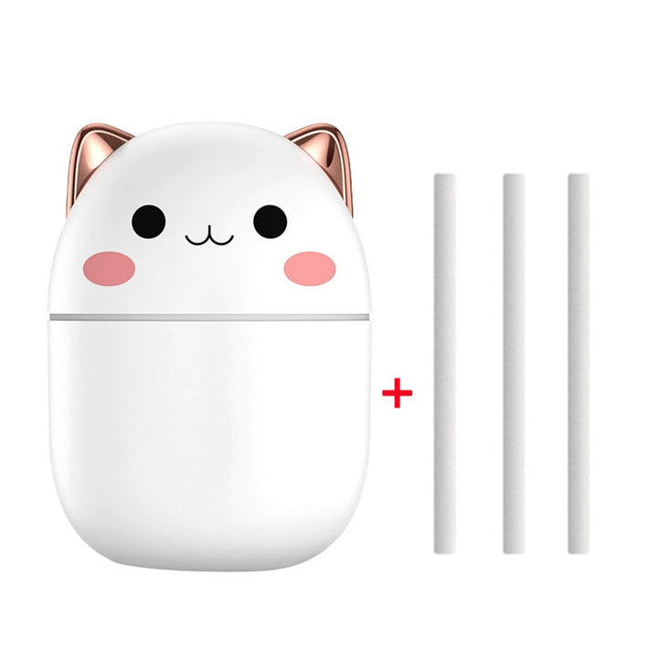 Umidificador de Ar Gatinho com LED - Ama Mamma