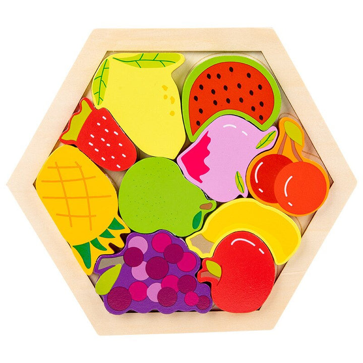 Quebra-cabeça 3D com Moldura Hexagonal - Ama Mamma