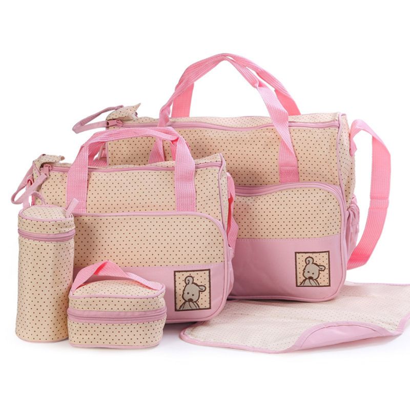 Kit Bolsas Maternidade com 5 Peças - Ama Mamma