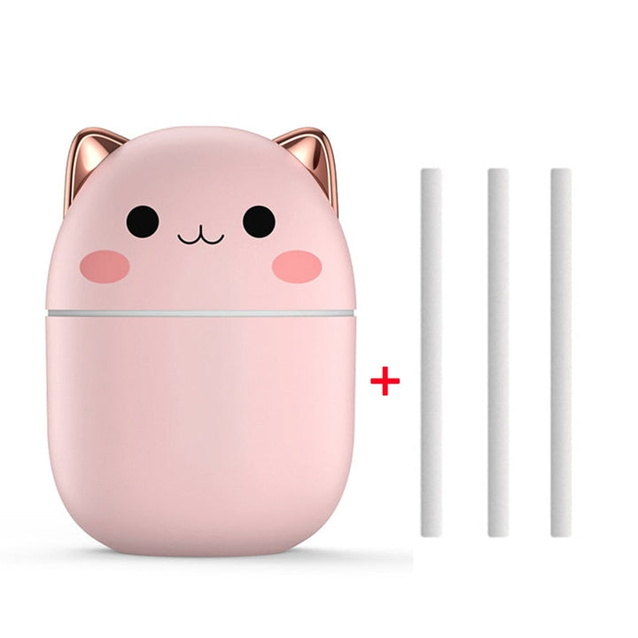 Umidificador de Ar Gatinho com LED - Ama Mamma