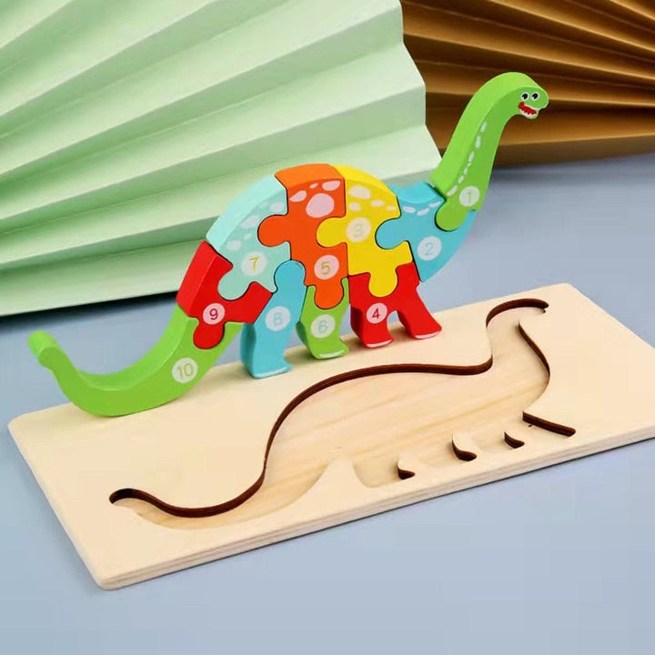 Quebra-cabeça 3D Vamos Montar e Contar - Ama Mamma