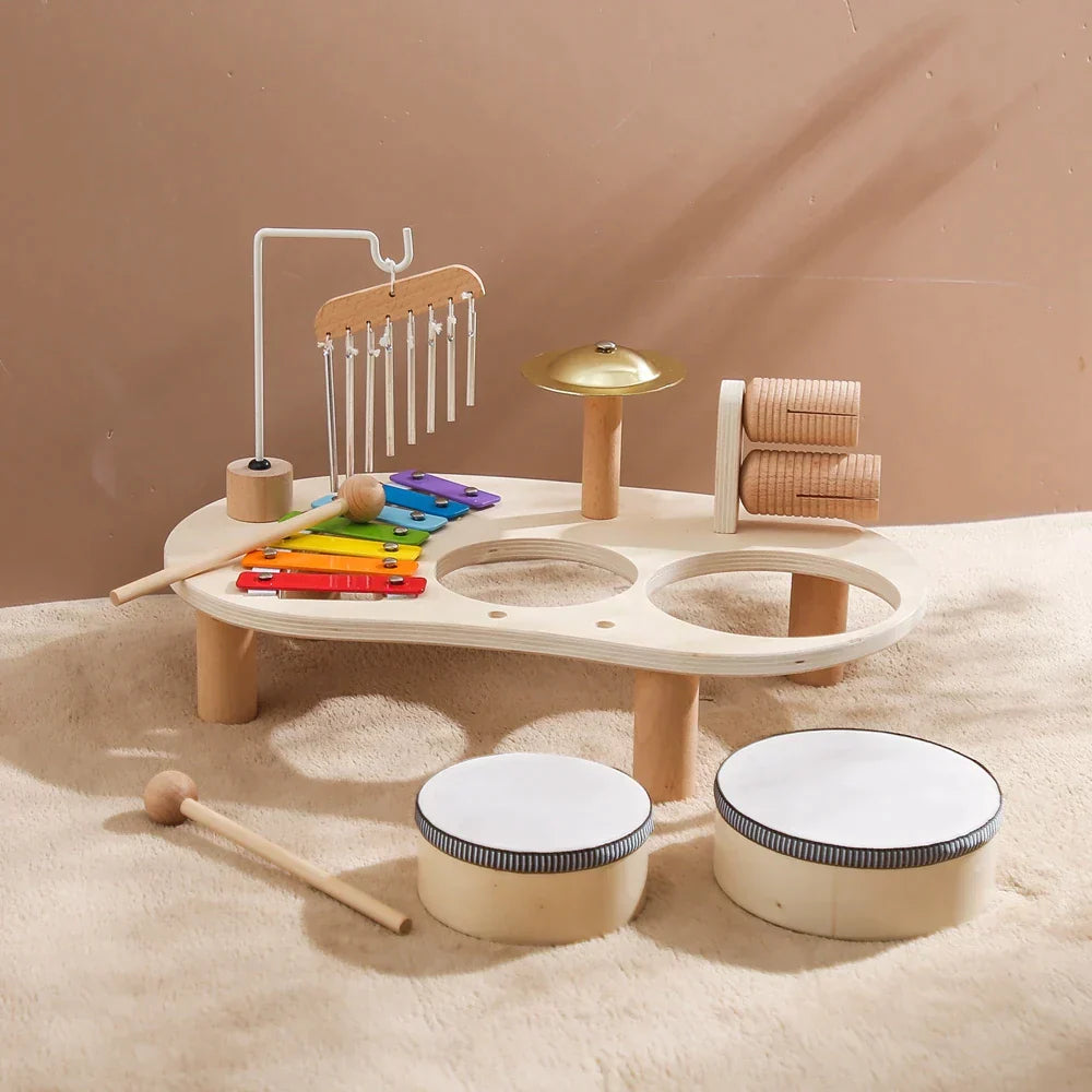 Instrumento Musical Infantil Montessori - Bateria