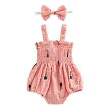 Body Feminino Infantil Estampado + Faixa de Cabelo | 0-18 Meses