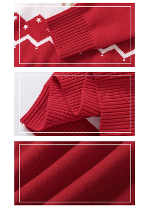 2025 suéteres de natal outono inverno crianças pulôver quente menino meninas dos desenhos animados blusas de malha roupas infantis jumper de natal