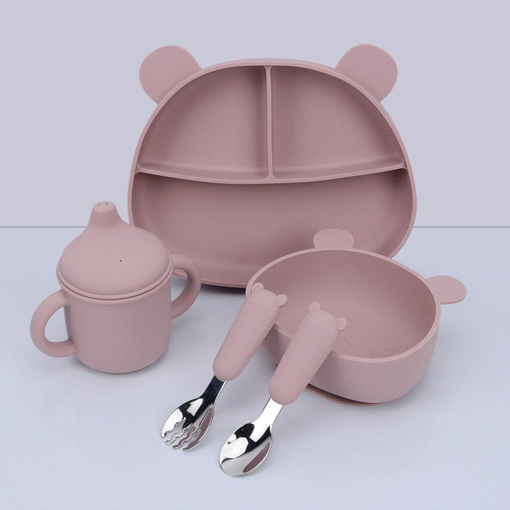 Kit Alimentação do Bebê - Meu Ursinho - 5 Peças - Ama Mamma