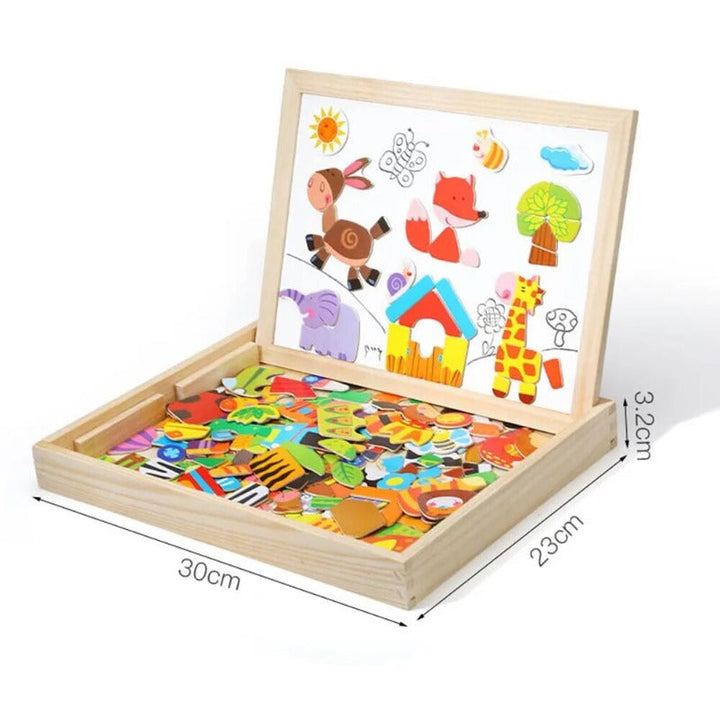 Quadro Magnético Infantil Multifuncional 2 em 1 - Ama Mamma