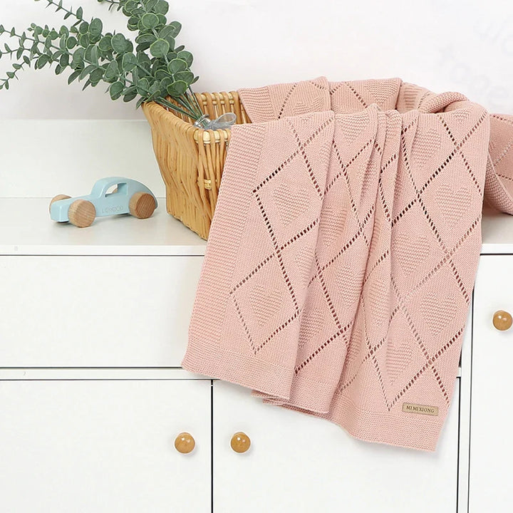 Manta Para Bebê Tricot Melanie - Ama Mamma