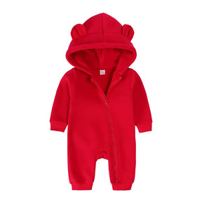 Macacão Moletom Infantil Peluciado Orelinha - Ama Mamma