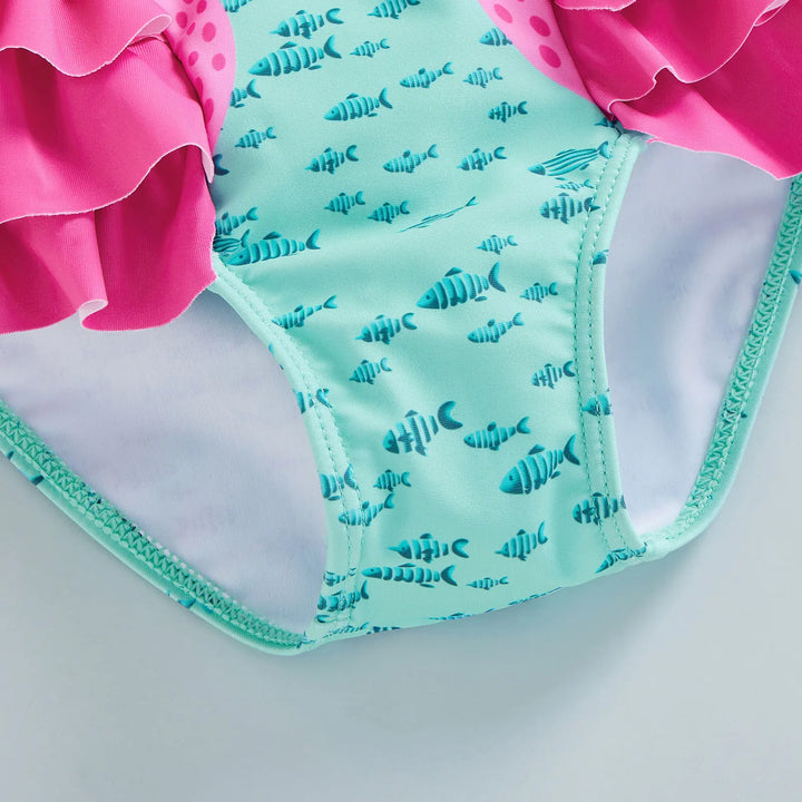 Maiô Praia Infantil Flamingo - Ama Mamma