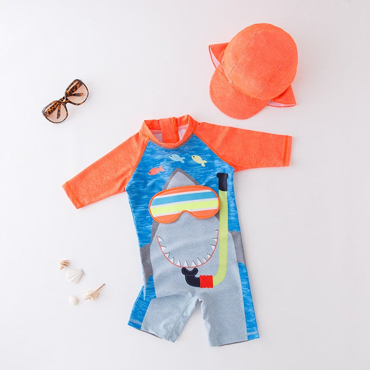 Macacão de Banho Summer + Chapéu Proteção UVA - Ama Mamma