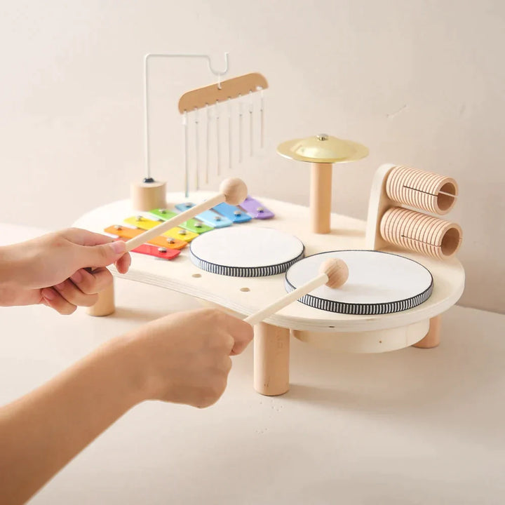 Instrumento Musical Infantil Montessori - Bateria - Ama Mamma
