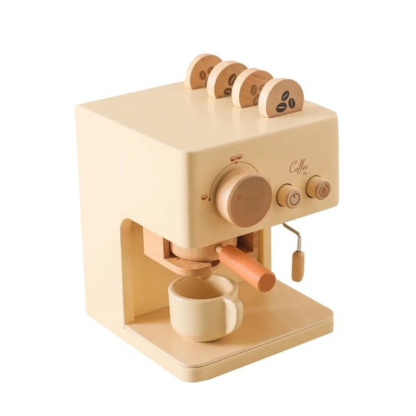 Cozinha Montessori - Máquina de Café Expresso de Madeira - Ama Mamma