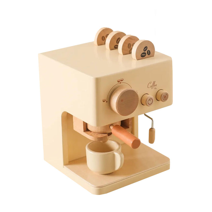 Cozinha Montessori - Máquina de Café Expresso de Madeira - Ama Mamma