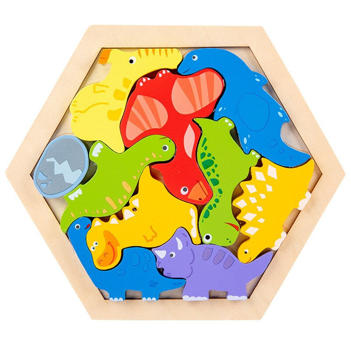 Quebra-cabeça 3D com Moldura Hexagonal - Ama Mamma