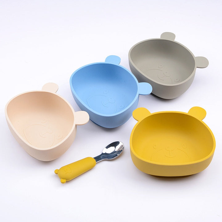 Bowl e Talheres para Alimentação do Bebê Meu Ursinho - Ama Mamma