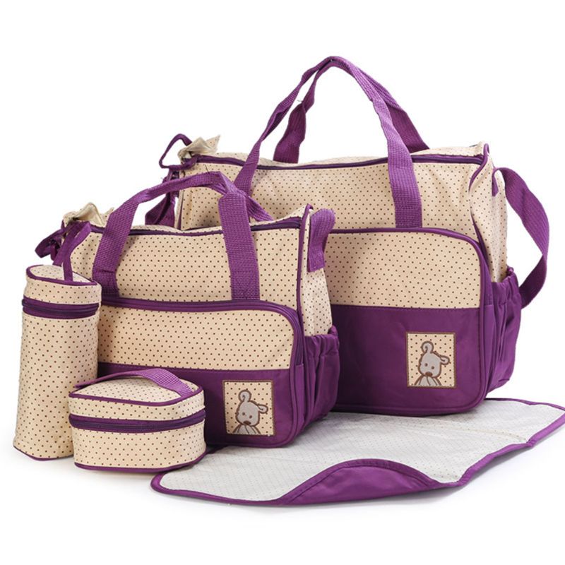 Kit Bolsas Maternidade com 5 Peças - Ama Mamma