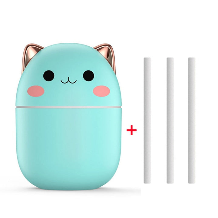 Umidificador de Ar Gatinho com LED - Ama Mamma
