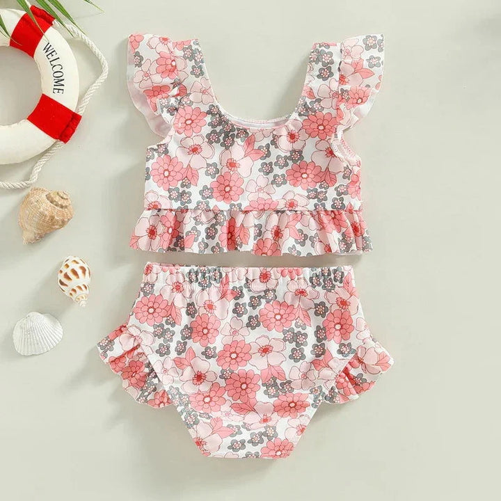 Biquíni com Babados e Estampa Floral Ama Mamma - Ama Mamma
