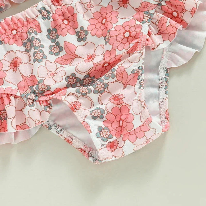 Biquíni com Babados e Estampa Floral Ama Mamma - Ama Mamma