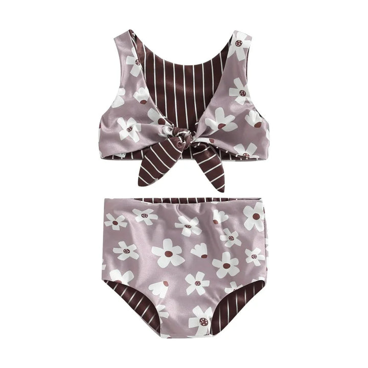 Biquini Floral Margarete Hot Pant e Top Ama Mamma - Ama Mamma