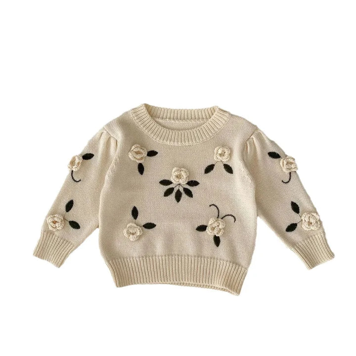 Blusa Tricot com Bordado Floral Ama Mamma - Ama Mamma