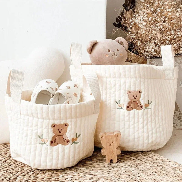 Bolsa Adorável de Algodão com Bordado Ama Mamma - Ama Mamma