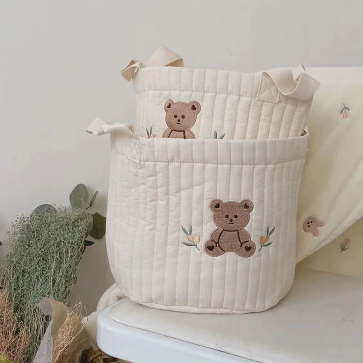 Bolsa Adorável de Algodão com Bordado Ama Mamma - Ama Mamma