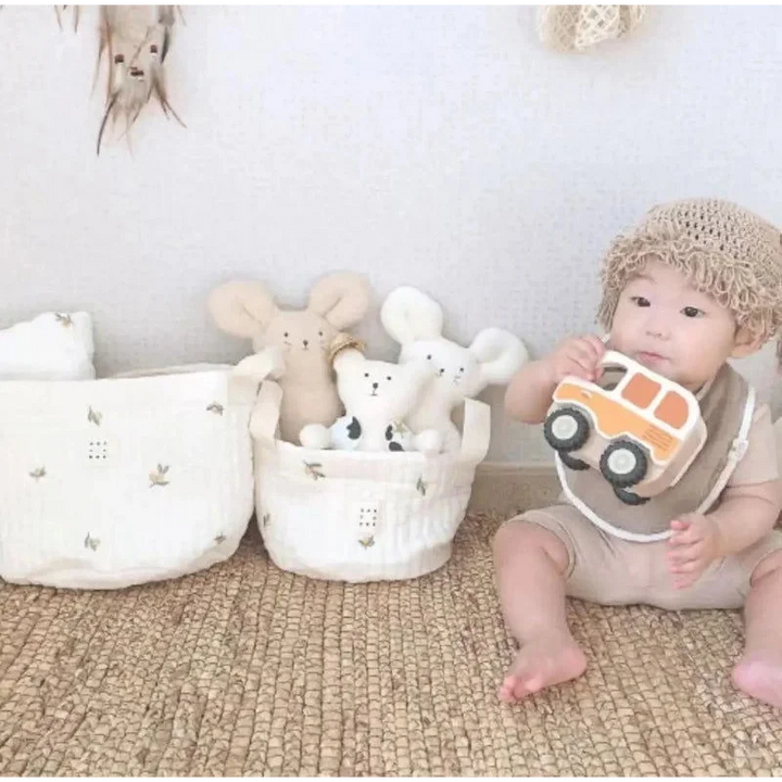 Bolsa Adorável de Algodão com Bordado Ama Mamma - Ama Mamma