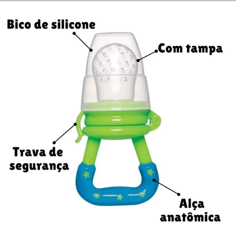 Chupeta Alimentadora em Silicone Baby Buba