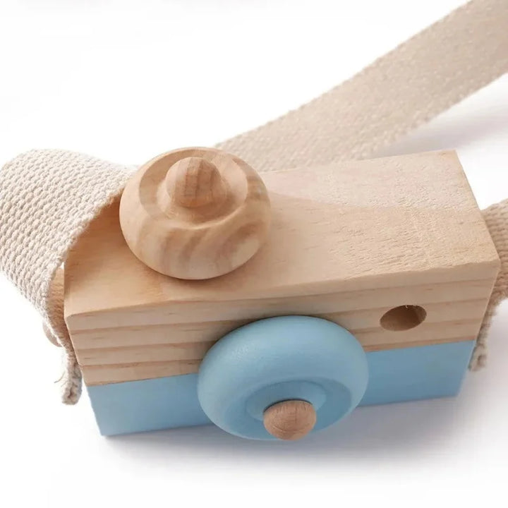 Brinquedo de Madeira Educativo Câmera Retrô Ama Mamma - Ama Mamma