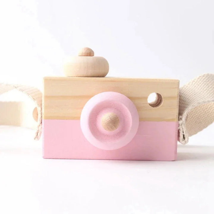 Brinquedo de Madeira Educativo Câmera Retrô Ama Mamma - Ama Mamma