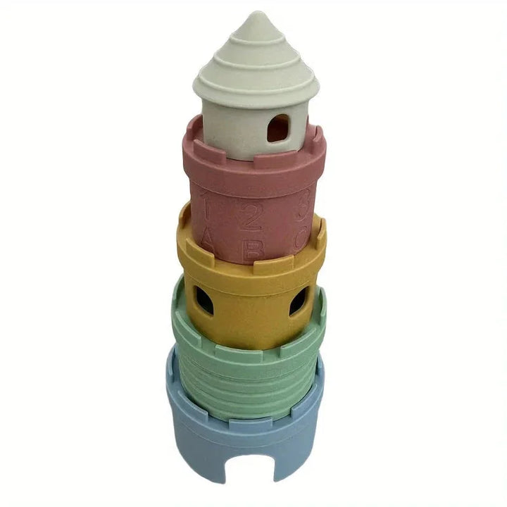 Brinquedo Educacional Empilhável de Silicone Ama Mamma - Ama Mamma