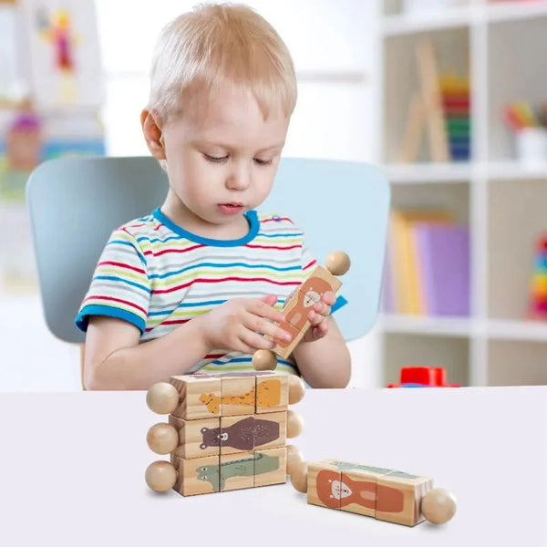 Brinquedo Educativo de Madeira Jogo Ama Mamma - Ama Mamma