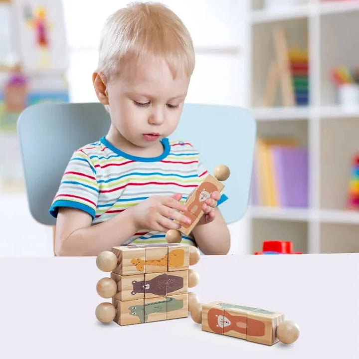 Brinquedo Educativo de Madeira Jogo Ama Mamma - Ama Mamma