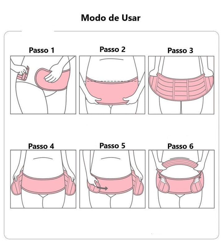 Cinta Faixa de Sustentação para Gestantes - Ama Mamma