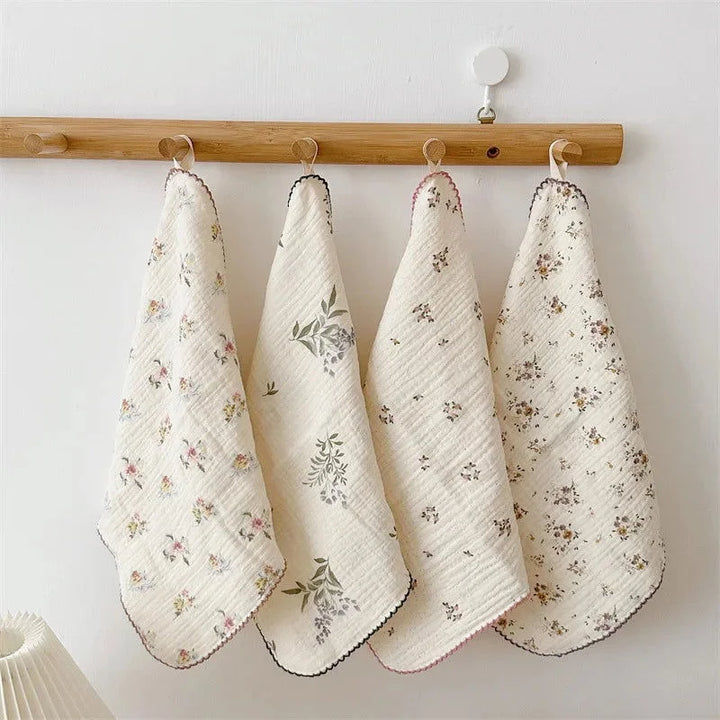 Conjunto de Panos de Boca para Bebê Floral 4 Peças Ama Mamma - Ama Mamma