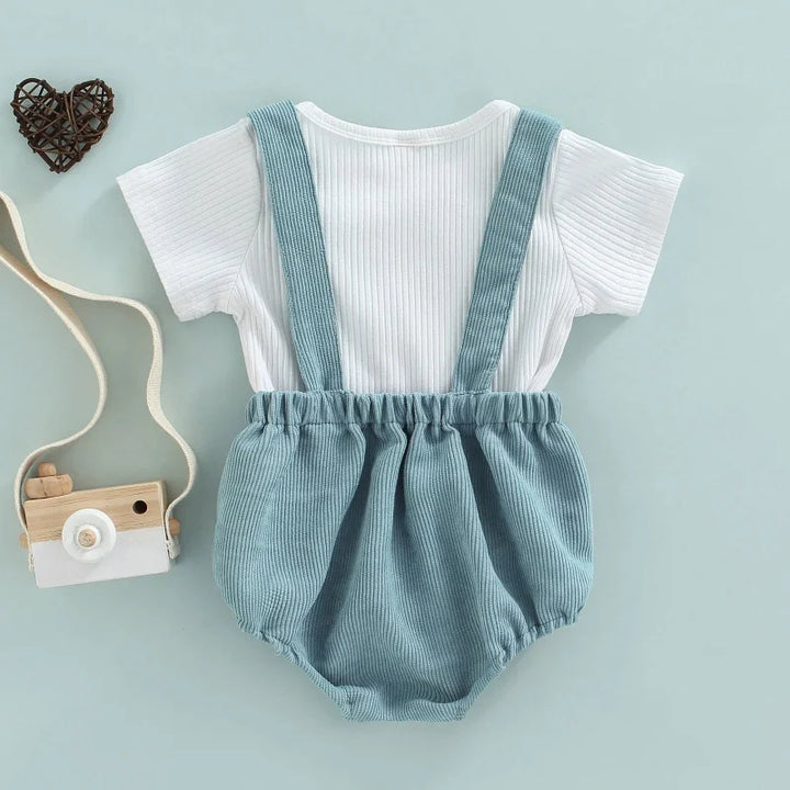 Conjunto de Verão Macacão e Camiseta Ama Mamma - Ama Mamma