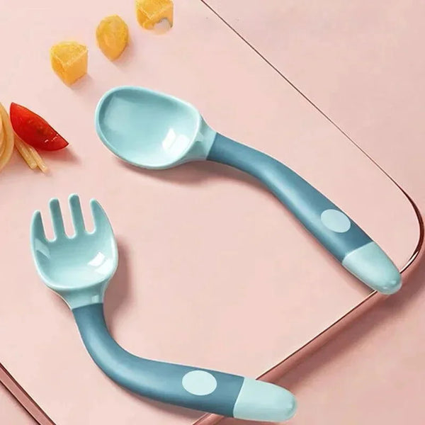 Conjunto Infantil de Talheres Giratórios de Silicone Ama Mamma - Ama Mamma