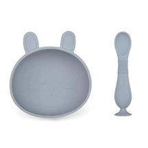 Kit Silicone Premium com Tigela e Colher Infantil Ama Mamma