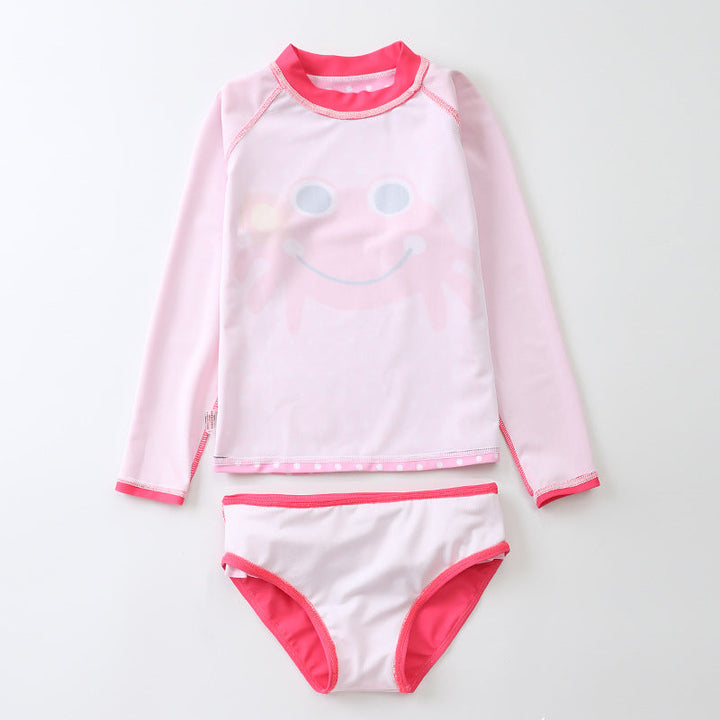 Conjunto Infantil Praia Manga Longa Caranguejo - Ama Mamma