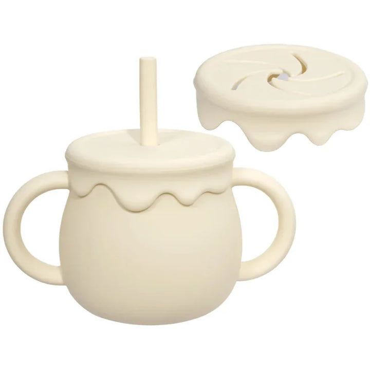 Copo Aconchegante de Silicone com Canudo para Bebê Ama Mamma - 250ml - Ama Mamma