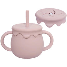 Copo Aconchegante de Silicone com Canudo para Bebê Ama Mamma - 250ml