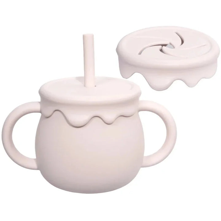 Copo Aconchegante de Silicone com Canudo para Bebê Ama Mamma - 250ml - Ama Mamma
