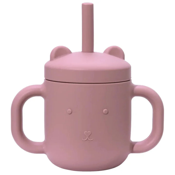 Copo de Treinamento de Silicone com Alça e Canudo para Bebê Ama Mamma - 150ml - Ama Mamma