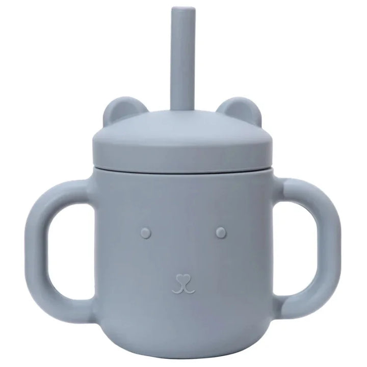 Copo de Treinamento de Silicone com Alça e Canudo para Bebê Ama Mamma - 150ml - Ama Mamma