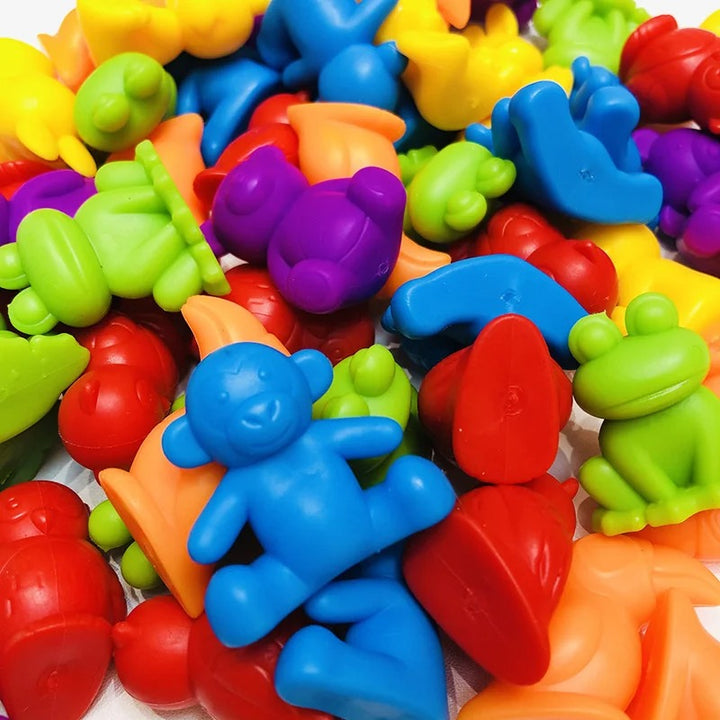 Brinquedo Sensorial Montessori - Correspondência de Cores - Ama Mamma