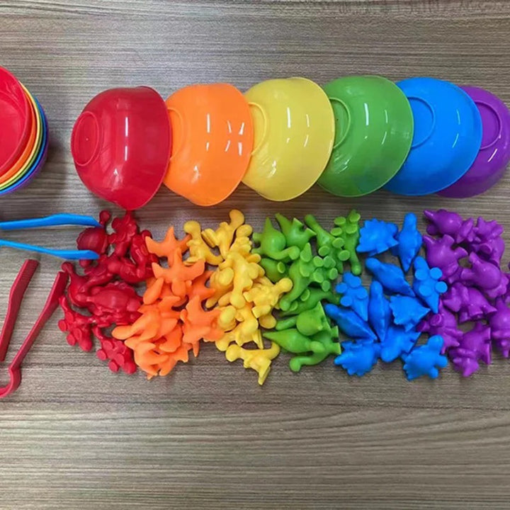 Brinquedo Sensorial Montessori - Correspondência de Cores - Ama Mamma